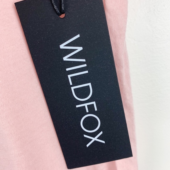Wildfox NWT Pink Stay Wild KeKe Short Sleeve T-Shirt M - Picture 5 of 7